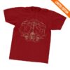 kenny Qotsa Merch Store Alive In The Catacombs Skull T Shirt Reda