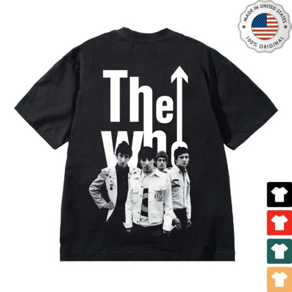 The Who Merch Store The Who X Market D2c Exclusive Black And White Photography T-Shirt