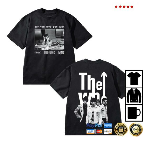 The Who Merch Store The Who X Market D2c Exclusive Black And White Photography T-Shirt