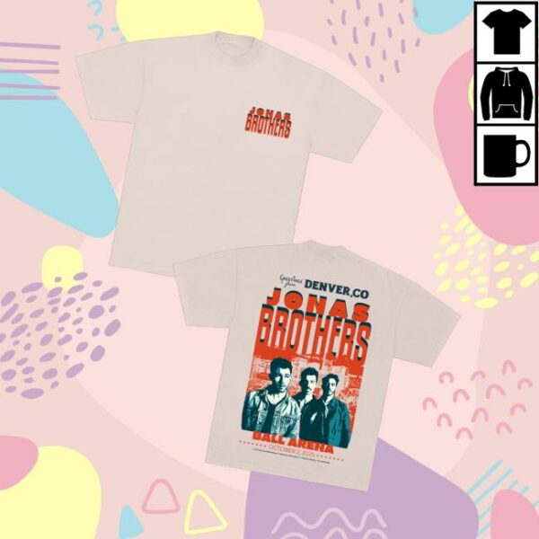 Jonas Brothers Shop Merch Greetings From Your Hometown Denver Co Tee