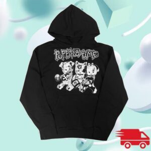 Piled Fresh Shop Merch Ppt Puppy Trio Hoodie