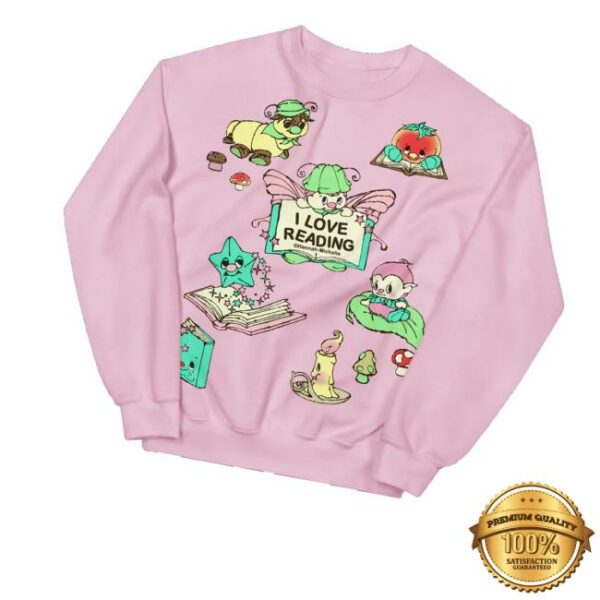 Hannah Michelle Merch Store I Love Reading Unisex Sweatshirt