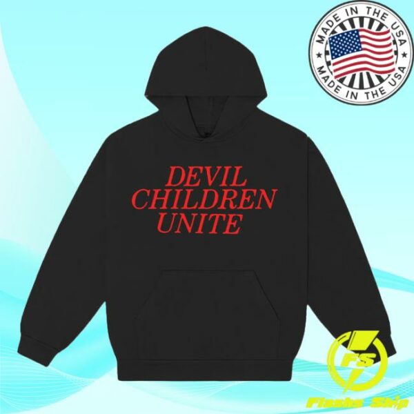 Trust Records Merch Store Devil Children Unite Black Pullover
