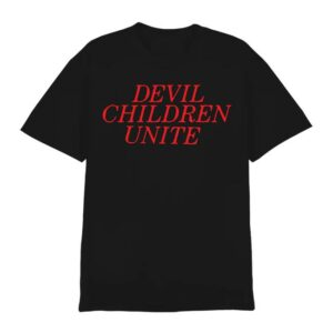 Trust Records Merch Store Devil Children Unite Black T-Shirt
