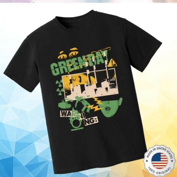 Green Day Store Merch Power Plant Tee