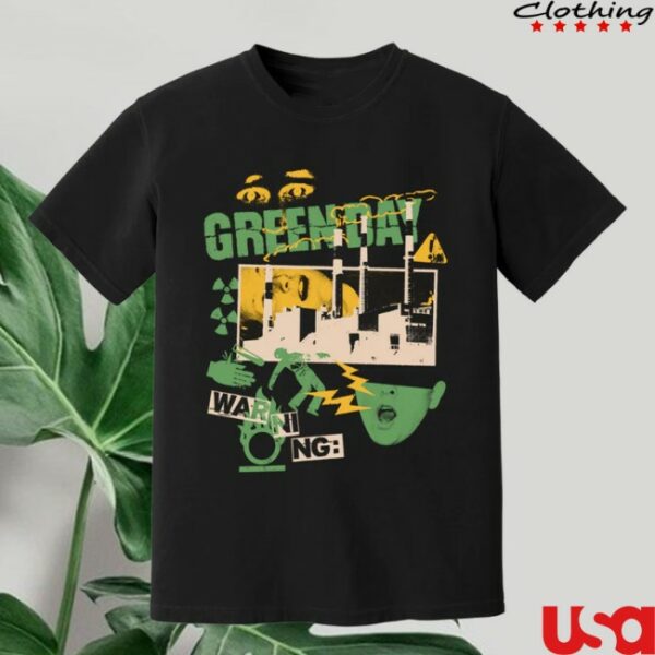 Green Day Store Merch Power Plant Tee