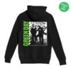 kenny green day store merch warning photo zip hoodie