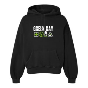 Green Day Store Merch Signs Hoodie Green Day Store Merch Signs Hoodie