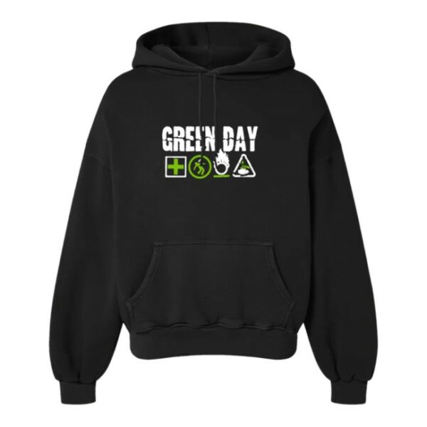 Green Day Store Merch Signs Hoodie
