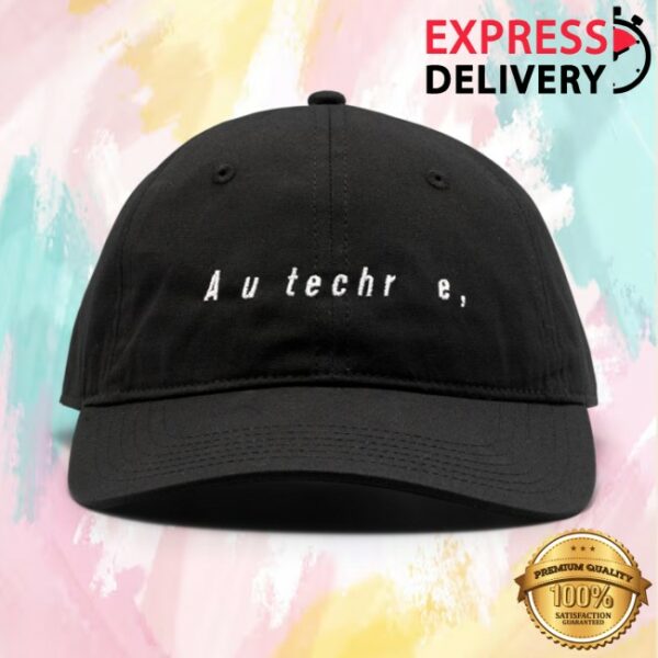 Autechre Store Merch Autechre Logo Black Cap