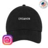 kenny erewhon store merch dad hat brushed twill black