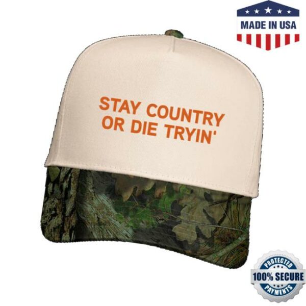 Blake Shelton Merch Store Stay Country Camo Hat