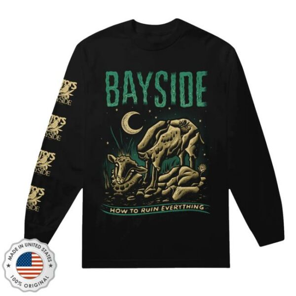 Bayside Shop Merch Ruin Everything Black Long Sleeve