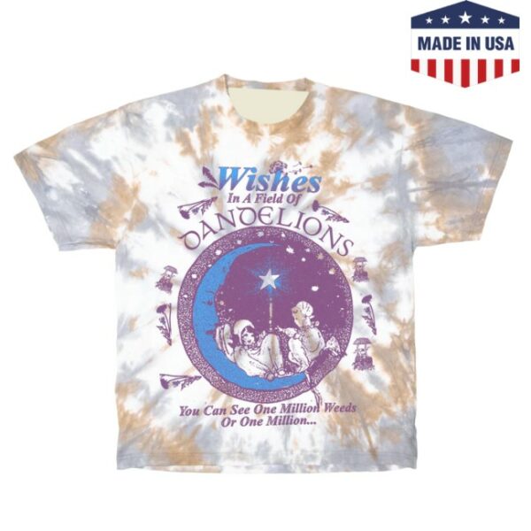 Online Ceramics Store Merch Wishes Tie Dye Tee