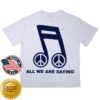 Online Ceramics Store Merch Legalize Peace Navy Hoodie