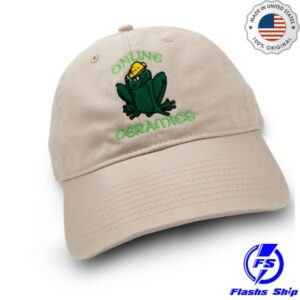 Online Ceramics Store Merch Frog Logo Beige Hat