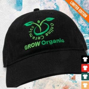 Online Ceramics Store Merch Grow Organic Black Hat