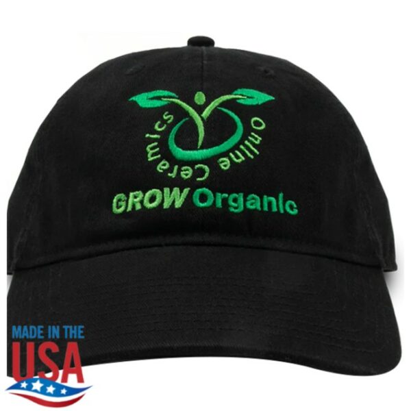 Online Ceramics Store Merch Grow Organic Black Hat