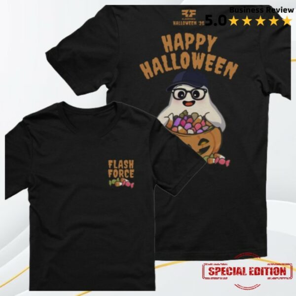 Flashforce Merch Store Shop Trick Or Treat Vibes Halloween ’25 Shirt