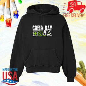 Green Day Merch Signs Hoodie Green Day Merch Signs Hoodie