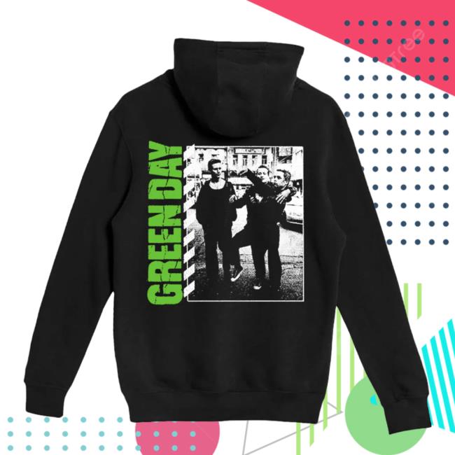 Green Day Merch Warning Photo Zip Hoodie Green Day Merch Warning Photo Zip Hoodie