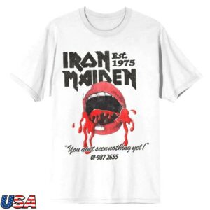 Iron Maiden Merch Store You Ain’t Seen Nothing Yet 1975 Tee