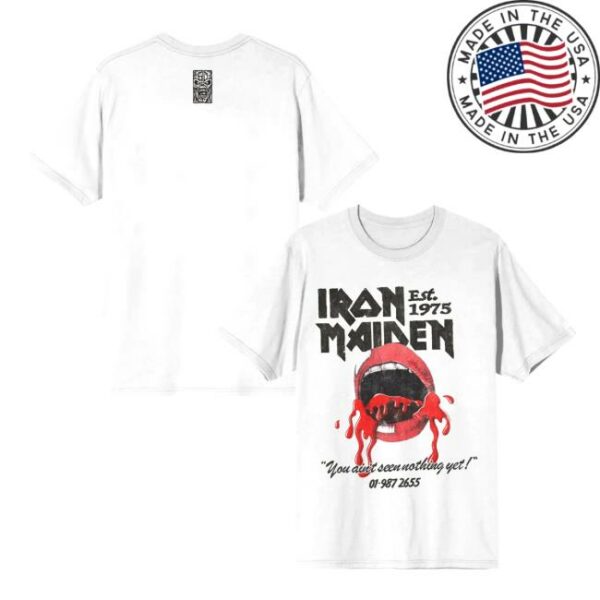 Iron Maiden Merch Store You Ain’t Seen Nothing Yet 1975 Tee