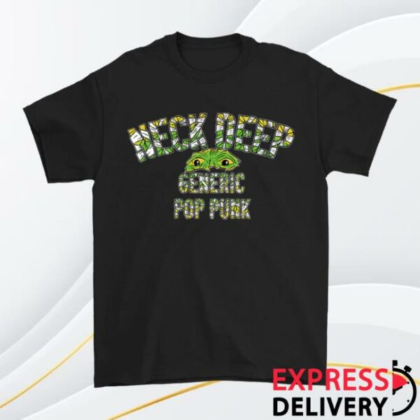 Neck Deep Merch Store Generic Pop Punk Halloween Tee Black