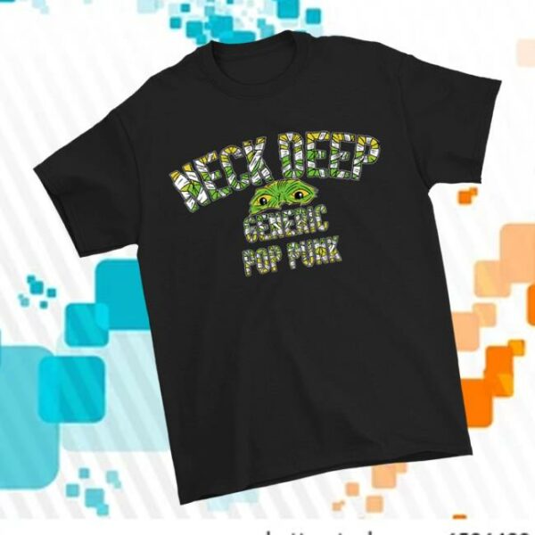 Neck Deep Merch Store Generic Pop Punk Halloween Tee Black