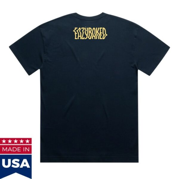 Eazybaked Beats Store Merch Ezb Frog Wizard Navy Tee