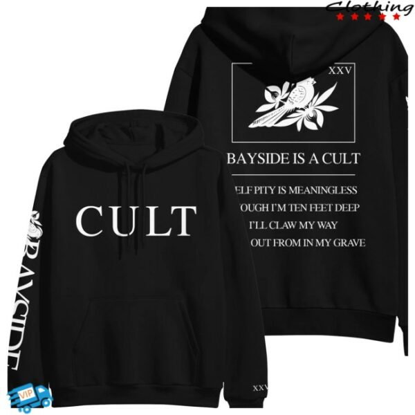 Bayside Store Merch Cult Black Pullover Hoodie