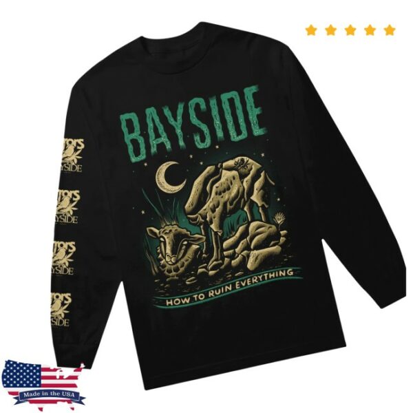 Bayside Store Merch Ruin Everything Black Long Sleeve