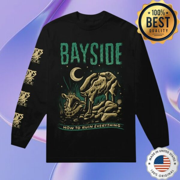 Bayside Store Merch Ruin Everything Black Long Sleeve