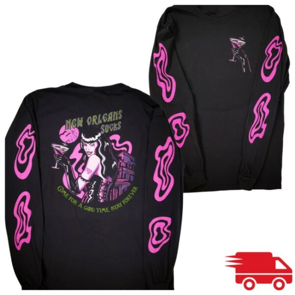 Dirtycoast Store Merch New Orleans Sucks Long Sleeve