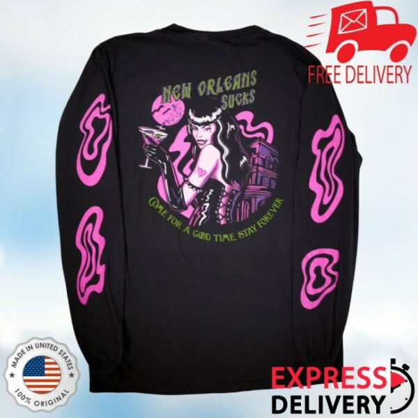Dirtycoast Store Merch New Orleans Sucks Long Sleeve