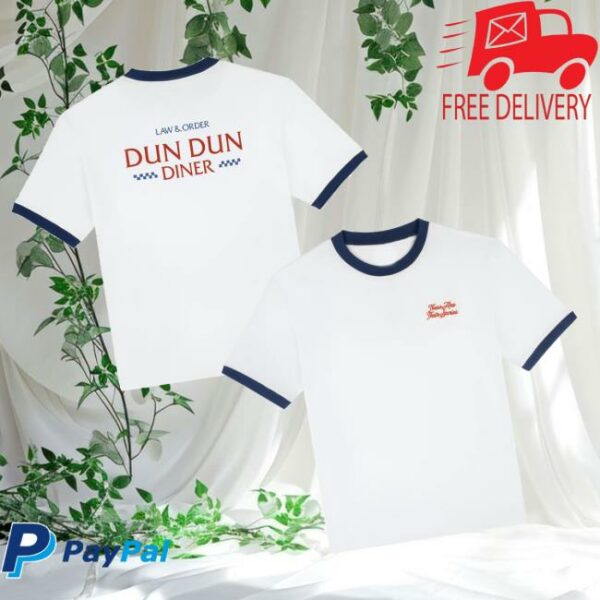 Dinner Serviceny Merch Store Law And Order Ringer Tee