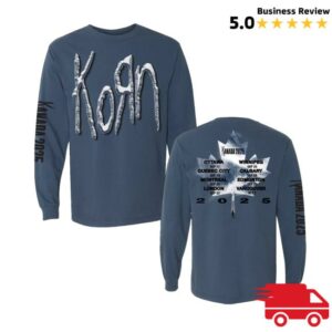 Korn Official Store Merch Kanada Leaf Long Sleeve