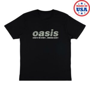 Oasisinet Merch Store What’s The Story Morning Glory Album Title T-Shirt