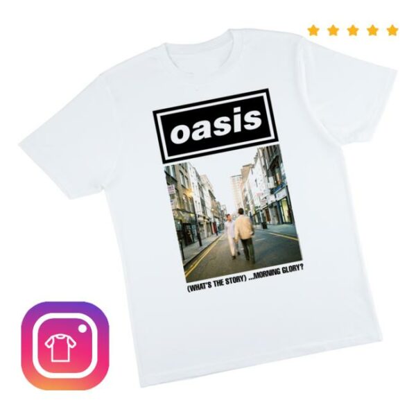 Oasisinet Merch Store What’s The Story Morning Glory Album T-Shirt