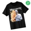 kenny Megadeth Merch Store Megadeth Flame Vic Black Teea