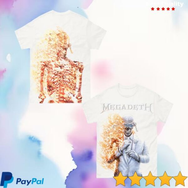 Megadeth Merch Store Megadeth Flame Vic Jumbo Tee