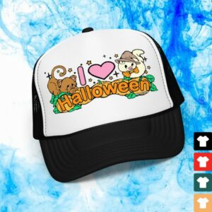 Hannah Michelle Store Merch Limited Release I Love Halloween Foam Trucker Hat Hannah Michelle Store Merch Limited Release I Love Halloween Foam Trucker Hat