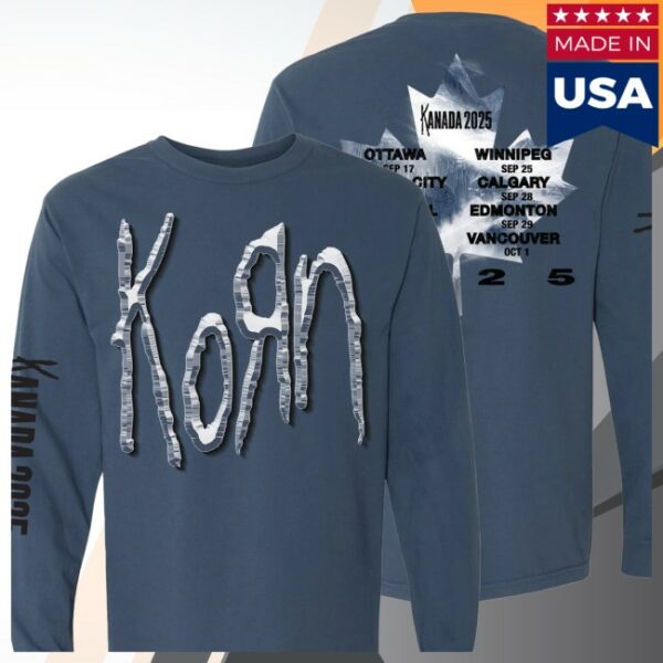 Korn Store Merch Kanada Leaf Long Sleeve