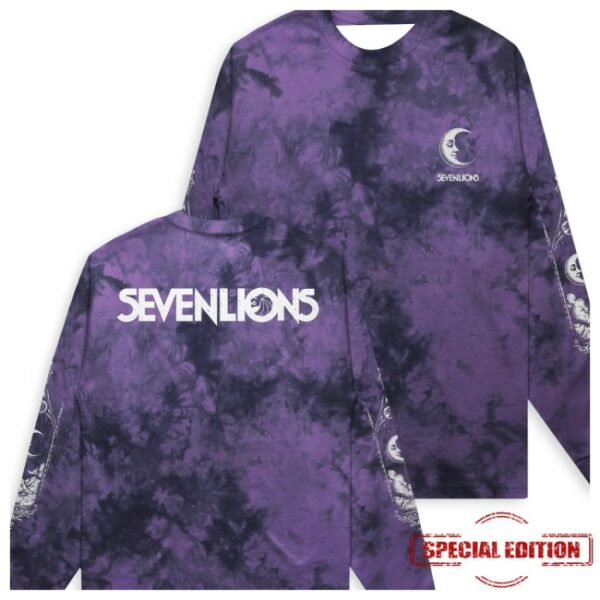Seven Lions Store Merch Seven Lions Gathering Twilight Tie Dye Longsleeve