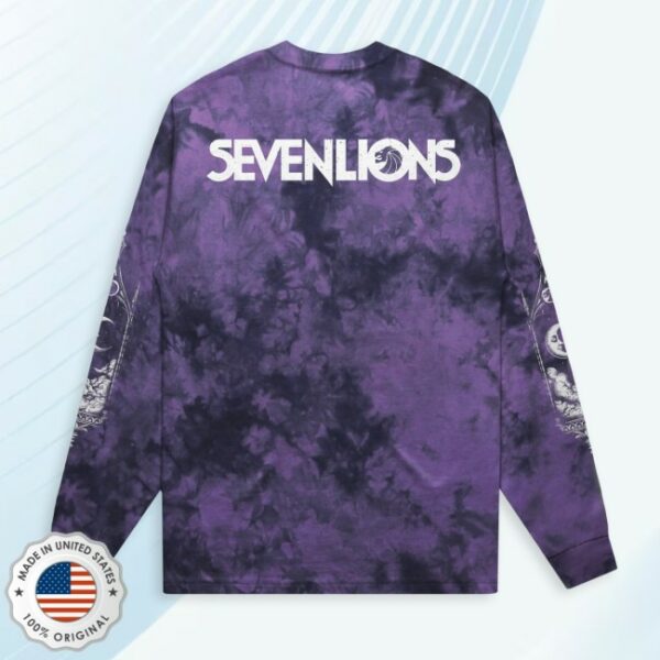 Seven Lions Store Merch Seven Lions Gathering Twilight Tie Dye Longsleeve