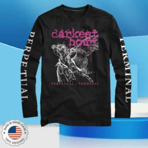 Mnrk Heavy Merch Store Darkest Hour Purple Rider Long Sleeve Shirt