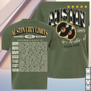 Acl Festival Store Merch Records Lineup Tee