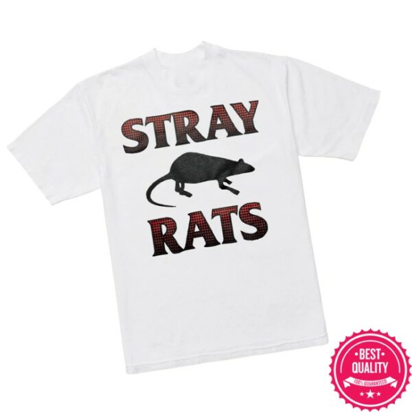 Stray Rats Store Merch Rodenticide Halftone Tee