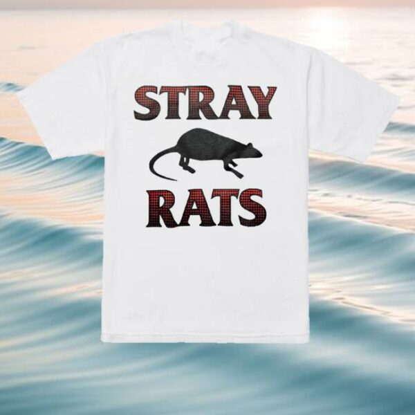 Stray Rats Store Merch Shop Rodenticide Halftone Tee