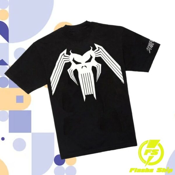 Stray Rats Store Merch Spider Skull Tee
